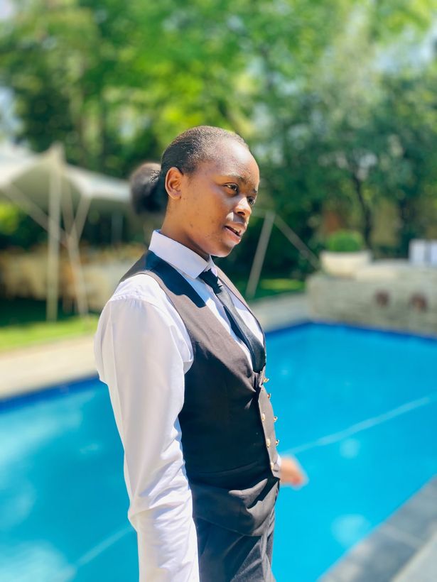 TM Events waiter in uniform