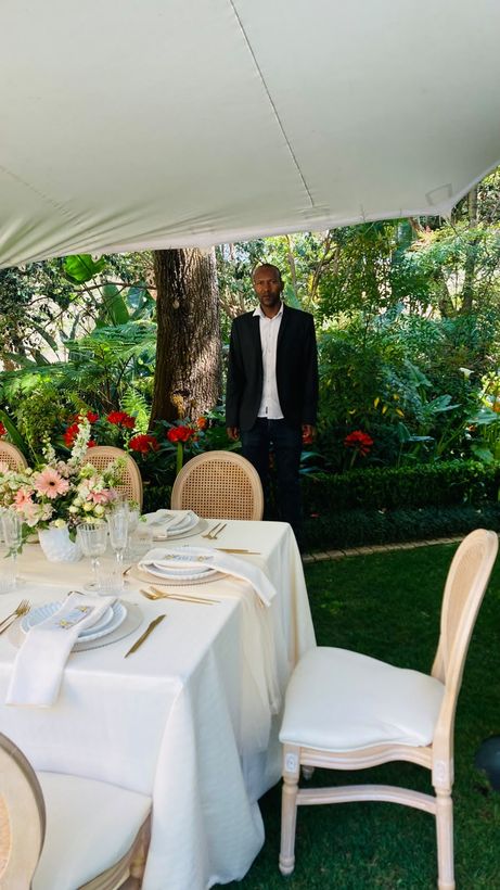 Elegant table setting at a TM Events function