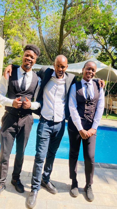 TM Events staff team at a garden function