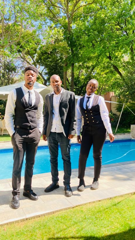 TM Events team of three at a garden venue